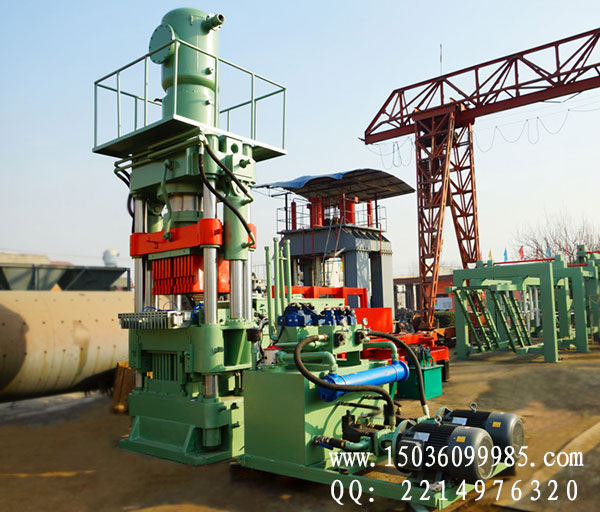 830噸全自動靜壓磚機發(fā)貨現場